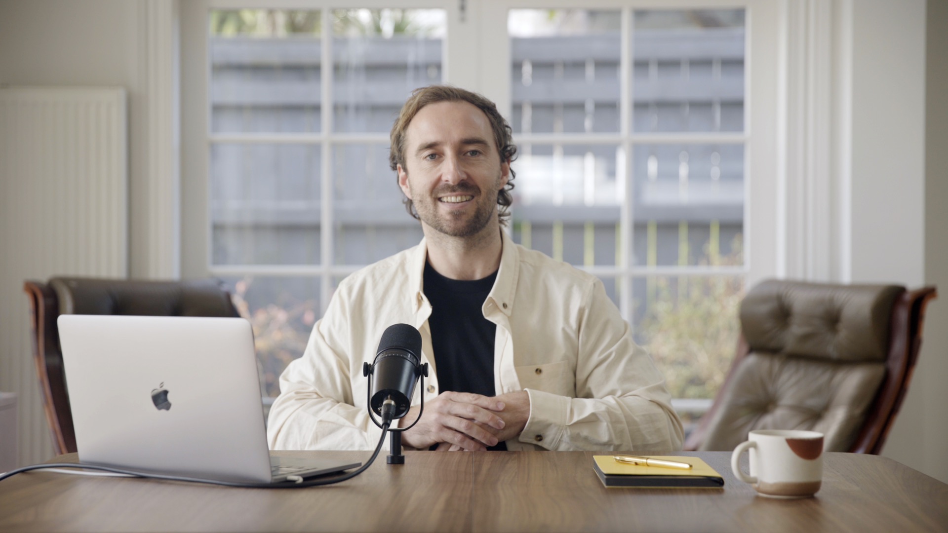 Ben Forman talking to camera about Brand Chronicle